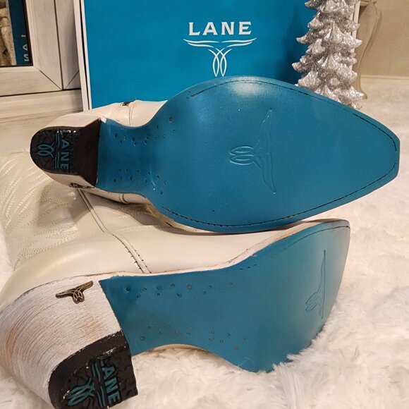 Lane Boots Smokeshow Pearl Champagne size 10 - Picture 3 of 6